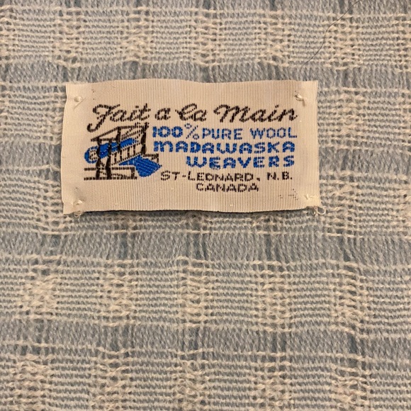 Vintage Madawaska Weavers Wool Scarf - Picture 2 of 3